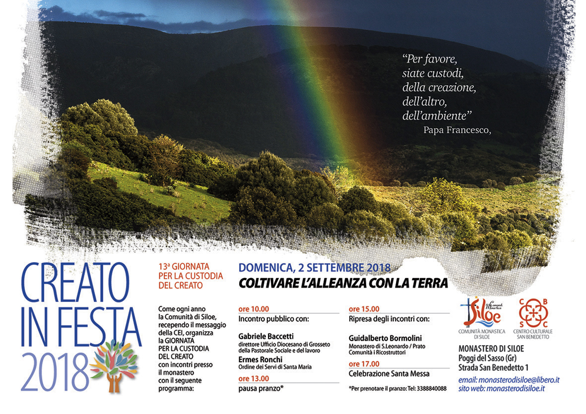 Convegno: COLTIVARE L’ALLEANZA CON LA TERRA: 2 SETTEMBRE. Poggi del Sasso (GR)