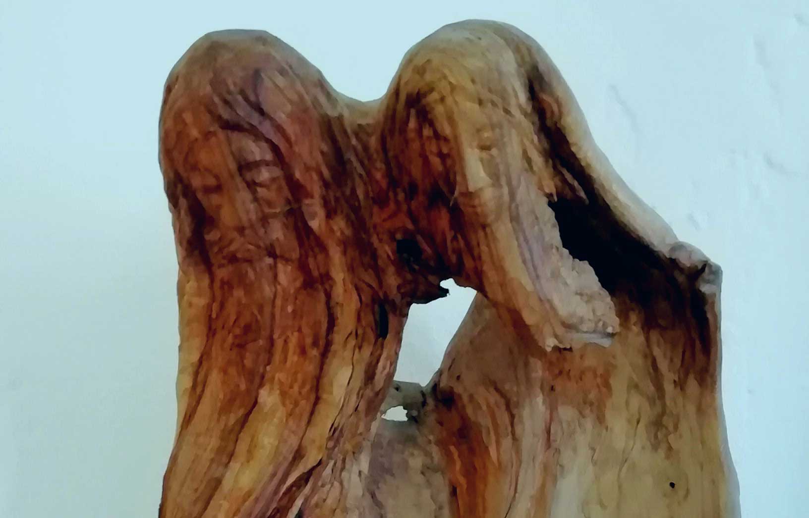 Immagini delle sculture in legno di Stephen Savioli
