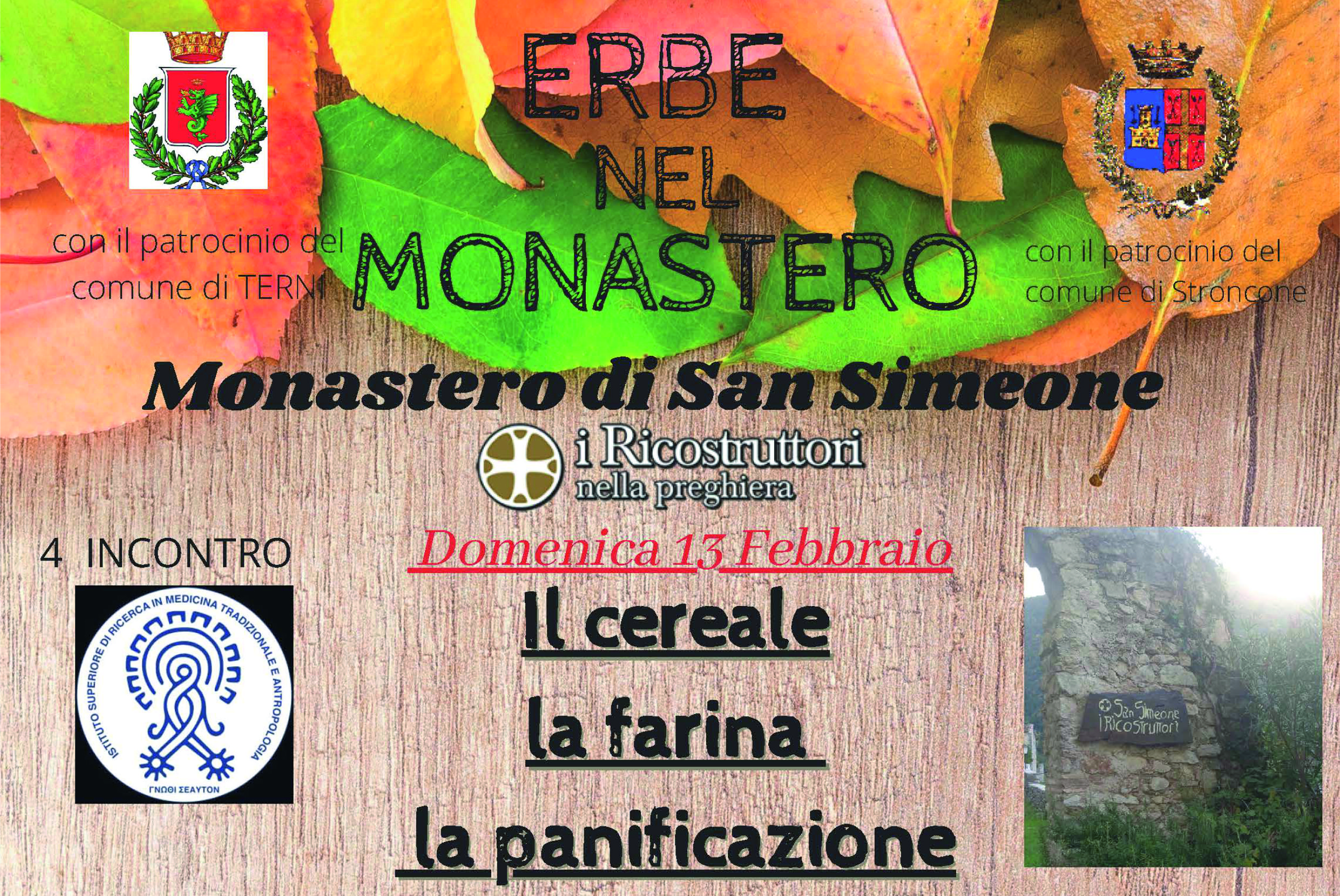 ERBE NEL MONASTERO 4 incontro – TERNI 13 Febbraio