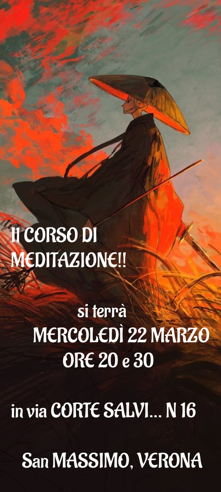 CORSO DI MEDITAZIONE 22 MARZO 2023